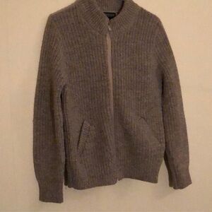 Vintage Land’s End Wool Zip Sweater